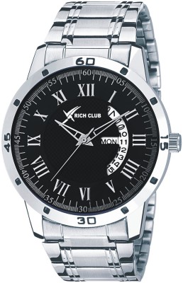 Rich Club RC-5040 Black ROMAN Date And Day Display Watch  - For Men   Watches  (Rich Club)