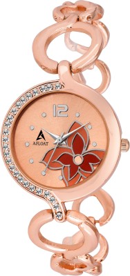 AFLOAT AFL~1094~Crystal Studded~Rose Gold Watch  - For Women   Watches  (Afloat)