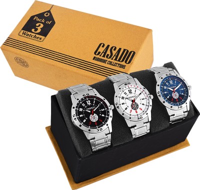Casado 190x185x183 BLK-WH-BLU Watch  - For Men   Watches  (Casado)
