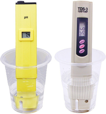 

BalRama Combo PH Meter and TDS Meter Tester Digital Tds-3 Water Purity Tester Water Filter Quality Measuring Machine Portable Pocket Handheld Pen Type for Hydroponic, Liquid, Purity, Acidity, Alkalinity, PPM Indicator for RO UV UF Mineral Water Purifiers 
