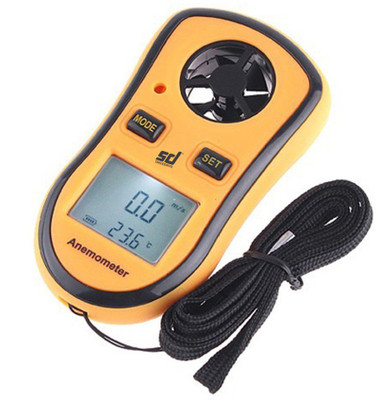

Smiledrive Digital Anemometer Air/Wind Speed TemperatureMeter-Pocket Wind Scale Thermometer with LCD Display Digital Anemometer