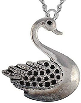

GOELX Necklace pendant for jewelry making silver finish metal Design 10, pack of 1