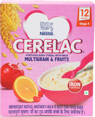 

Cerelac Multigrain & Fruits - Stage 4 (12months+) Cereal(300 g)