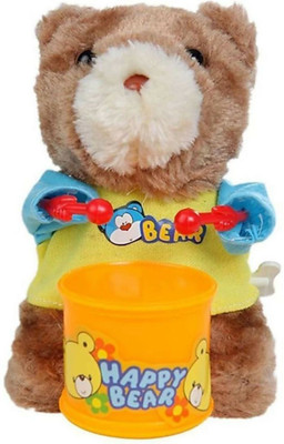 

NST FUR BEAR Rattle(Brown)