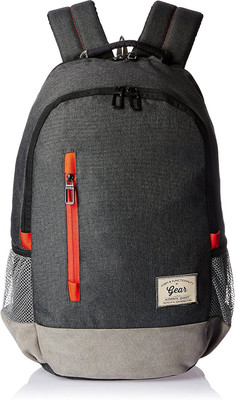 

Gear CAMPUS 8 BACKPACK 24 L Backpack(Black, Grey), Charcoal;grey;orange