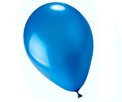 

AMFIN Solid AN -Blue metallic balloons Balloon(Blue, Pack of 50)