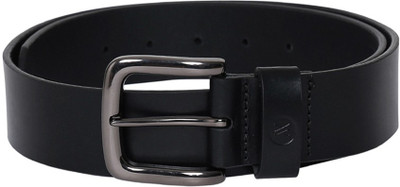 

Viari Men Casual Black Genuine Leather Belt