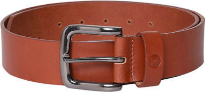 

Viari Men Casual Black Genuine Leather Belt, Tan