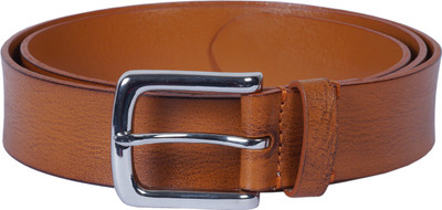 

l'ange Men Casual, Party, Formal, Evening Tan Genuine Leather Belt