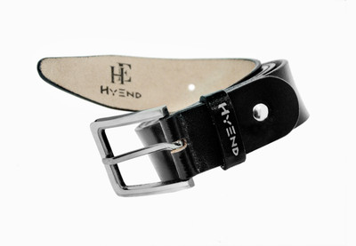 

HyEnd Men Formal, Casual, Evening, Party Black Genuine Leather Belt