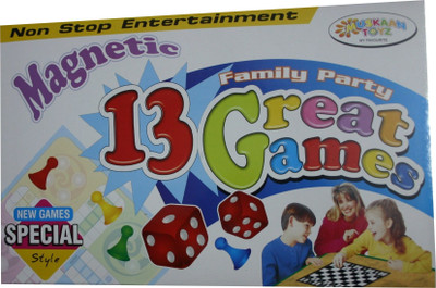 

99Shoppy 13 in 1 magnetic Game with Ludo & Chess Board Game