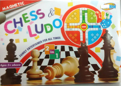

JMD Chess & ludo magnetic Board Game