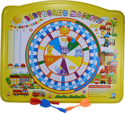 

Saamarth Impex 2018 New Magnetic Dart Boards With 3 Darts Included Kid Educational Toys Inside Room Sports Fun Game Board Game