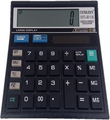 

ct-512 cal-black-01 ct-512 Basic Calculator(12 Digit)