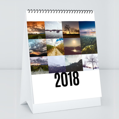 

ClickToPrint Nature Theme 2018 Table Calendar(Multicolor, Nature, Forest)