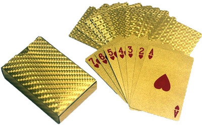 

Smartcraft Gold Plated Playing Cards(Gold)