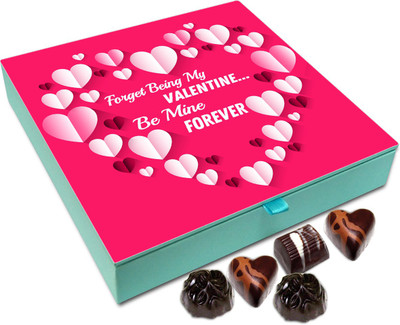 

Chocholik Valentines Day Gift Box - Forget Being My Valentine Just Be My Forever Chocolate Box - 9pc Truffles(108 g)