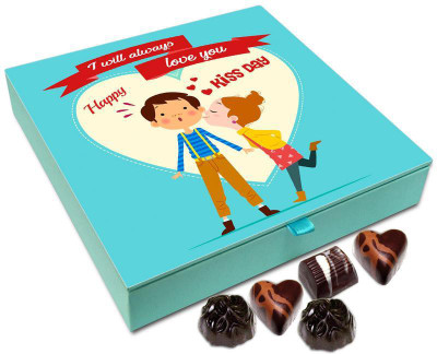 

Chocholik Kiss Day Gift Box - I Will Always Love You Chocolate Box - 9pc Truffles(108 g)