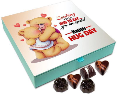

Chocholik Hug Day Gift Box - Sending You A Hug To Say You Are Special Chocolate Box - 9pc Truffles(108 g)