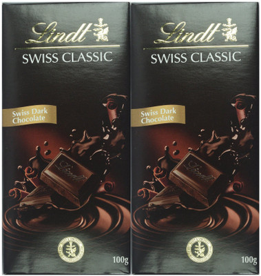

Lindt Swiss Classic Chocolate, Surfin, 100g (Pack of 2) Bars(Pack of 2, 200 g)