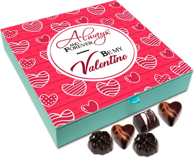 

Chocholik Valentines Day Gift Box - Always And Forever Be My Valentine Chocolate Box - 9pc Truffles(108 g)