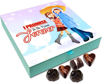 

Chocholik Promise Day Gift Box - I Promise To Be Yours Forever Chocolate Box - 9pc Truffles(108 g)