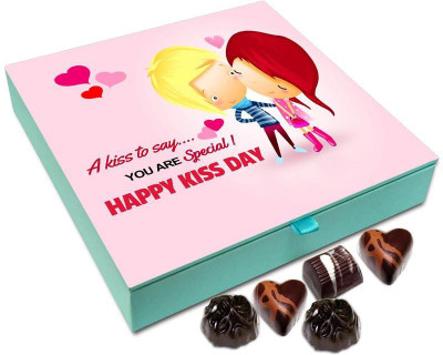 

Chocholik Kiss Day Gift Box - A Kiss To Say You Are Special Chocolate Box - 9pc Truffles(108 g)