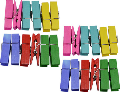 

Saamarth Impex Super Series Medium Wood Paper Clip(Set of 24, Multicolor)