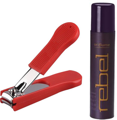 

Oriflame Sweden Rebel Body Spray (8048) With Nail Cutter(Set of 2)