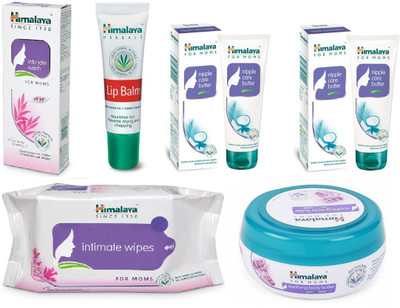 

Himalaya Intimate Wash, Lip Balm, Nipple Care Butter, Intimate Wipes, Soothing Body Butter(Set of 6)