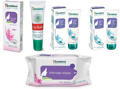 

Himalaya Intimate Wash, Lip Balm, Nipple Care Butter, Intimate Wipes(Set of 5)