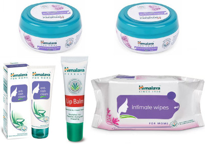 

Himalaya Soothing Body Butter, Anti Rash Cream, Lip Balm, Intimate Wipes(Set of 5)