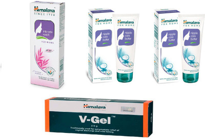 

Himalaya Intimate Wash, Nipple Care Butter, V-Gel(Set of 4)