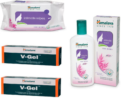 

Himalaya Intimate Wipes, V-Gel, Intimate Wash(Set of 4)