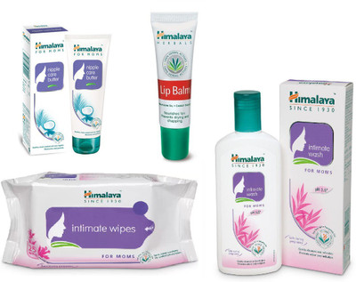 

Himalaya Nipple Care Butter, Lip Balm, Intimate Wipes, Intimate Wash(Set of 4)