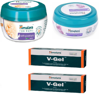 

Himalaya Soothing Body Butter Jasmine, V-Gel, Soothing Body Butter Rose(Set of 4)