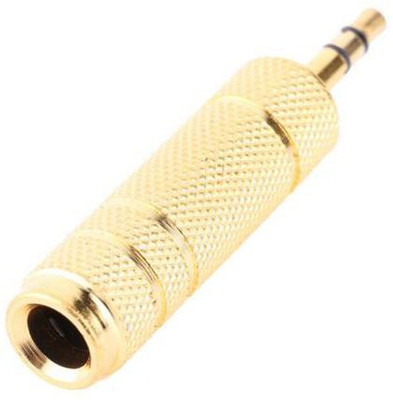 

eatech 6.5mm Female TO 3.5mm Male Headphone Audio Stereo Adapter Plug Converter Jack Headphone Adapter(Mobile Device, Gold Plated)