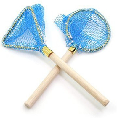 Monkeyjack 2 Pieces Wooden Fishing Net Miniatures For 1:12 Dollhouse Garden Beach Pond Accessories(Multicolor) available at flipkart for Rs.840