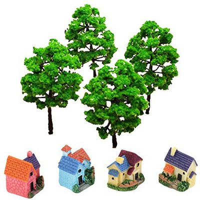 

Magideal Landscape Diy Set Mini Dollhouse Bonsai Villa And Model Tree Scenery Decor(Multicolor)