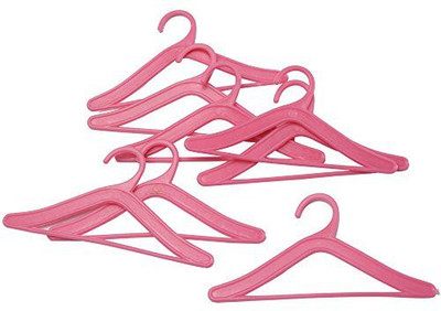 

Kobwa 1 Bag(20Pcs) Pink Barbie Size House Furniture Plastic(Pink)
