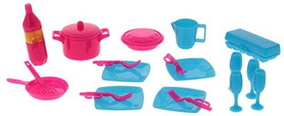 Magideal 18Pcs Kitchen Tableware Accessories Set For Barbie Mini Cup Cutlery Pot Toys(Multicolor) available at flipkart for Rs.654