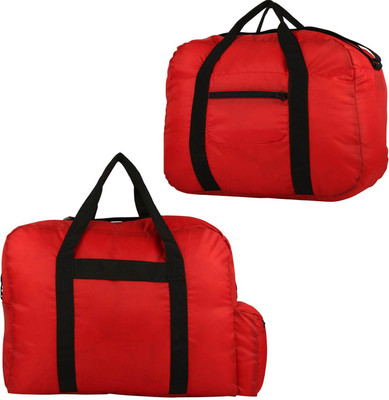 

ULTRALITE Polyster Red Foldable Duffle Bag Combo Pack Of 2 Travel Duffel Bag(Red)