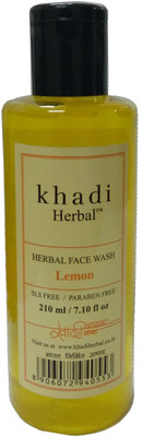 

Khadi Herbal Lemon Face wash (SLS FREE /Paraben Free) Face Wash(210 ml)