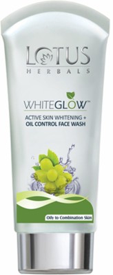 

Lotus Herbals whiteglow active skin whitening + oil control face wash 100g (Pack of 3) Face Wash(200 g)