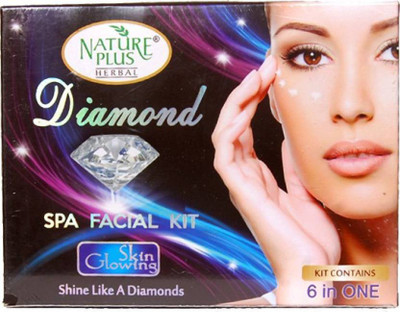 

NATURE PLUS HERBAL Diamond Spa Facial Kit 330 g(Set of 6)