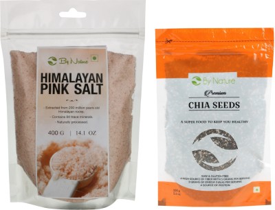 

By Nature Health Boost - Himalayan Pink Salt & Chia Seeds Combo(By Nature Himalayan Pink Salt-1 | By Nature Chia Seeds-1)