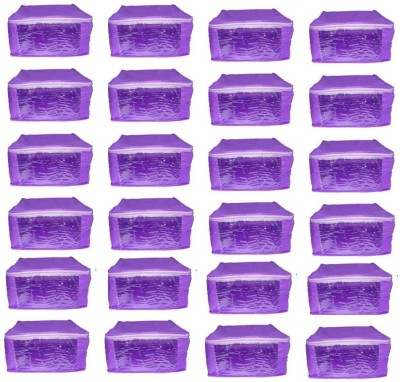 

Addyz Plain Pack of 24 Pieces Ladies Large Non - Woven saree Cover Salwar Suit Kamiz Cover Up to 10 - 12 Saree or Salwar in Each Saree. Storage Bag(Purple)