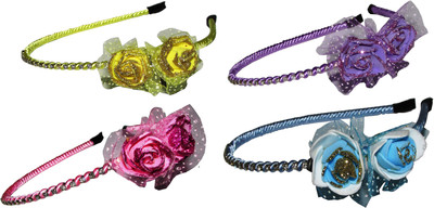 

Kamal Combo of Multi Color Floral Hairbands Hair Band(Multicolor)