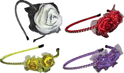 

Kamal Combo of Multi Color Floral Hairbands Hair Band(Multicolor)