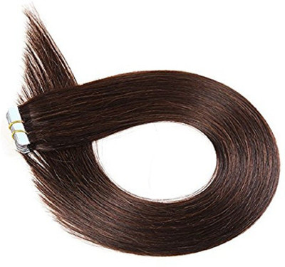 

Confidence Human Extensions for Women - Human Extension With Tape in 20 pcs 50 Grams (22 inch, Dark Brown) Hair Extension